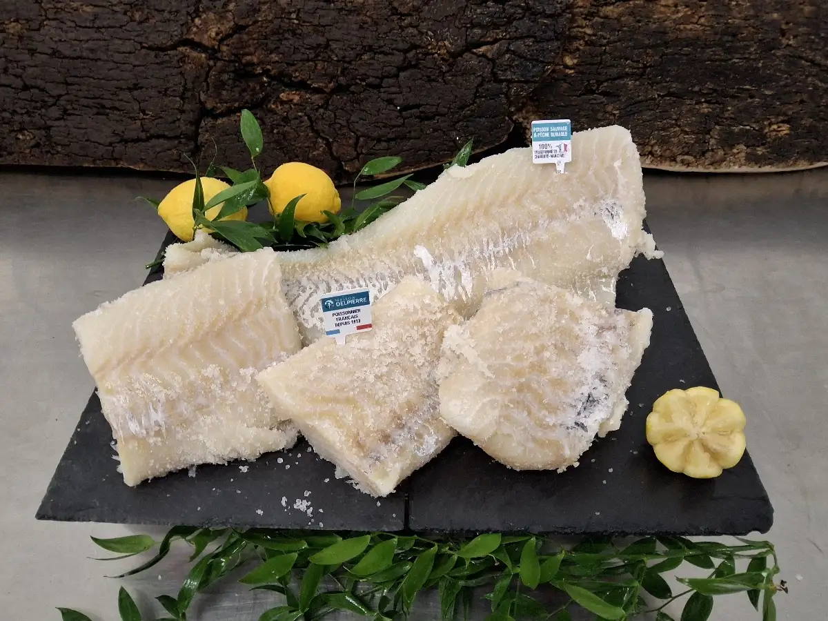 Pavés de morue salée