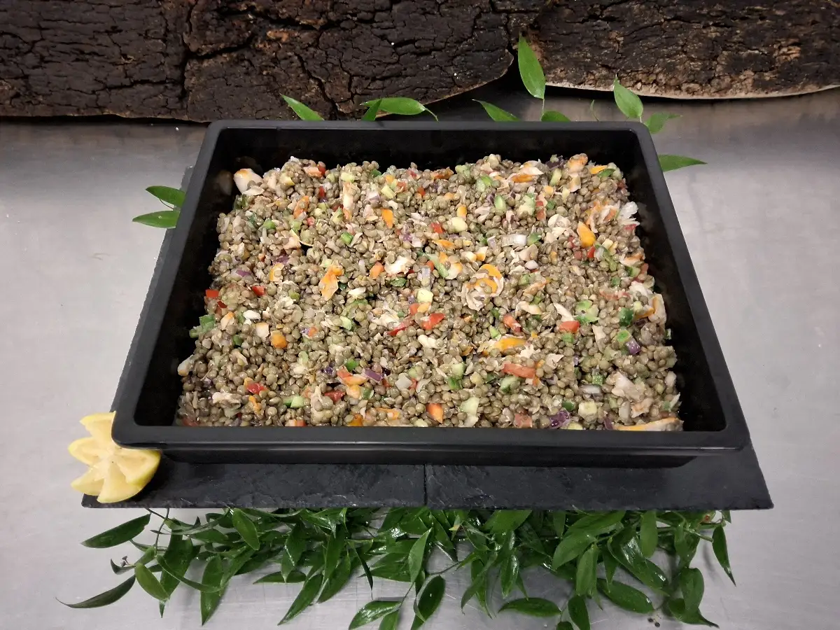 Salade de lentilles au Haddock